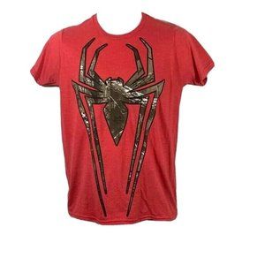 New Marvel Spiderman Realtree Xtra Young Mens Graphic T-Shirt Red Size Small